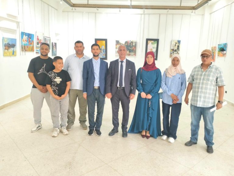 انتقاء الأعمال الفنية المشاركة في المسابقة الجهوية للفنانين التشكيليين الشباب