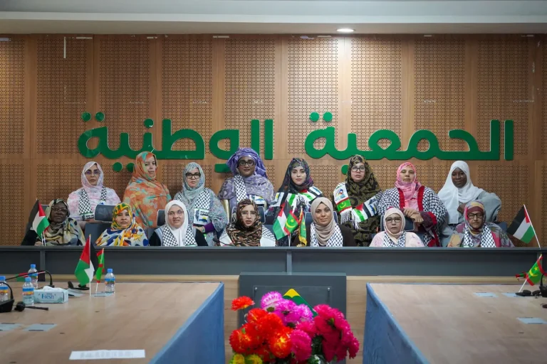 وفد نسائي من ائتلاف نصرة فلسـ.ـطين يلتقي برلمانيات موريتانيات